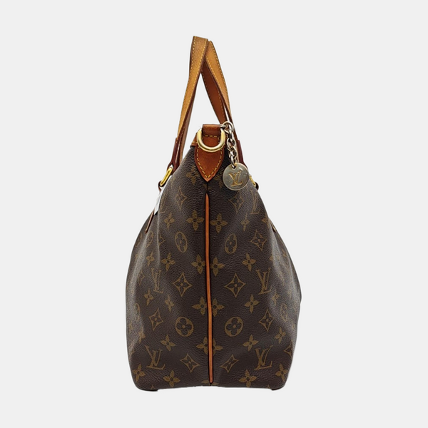 PALERMO PM Monogram Coated Canvas Brown