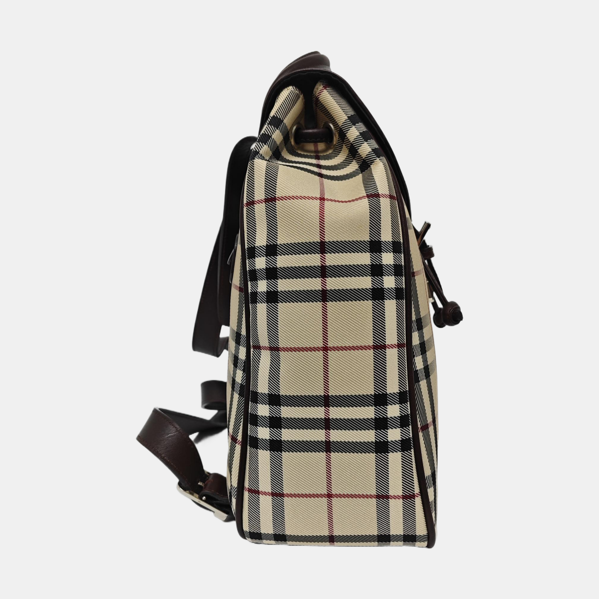 Canvas Backpack Beige