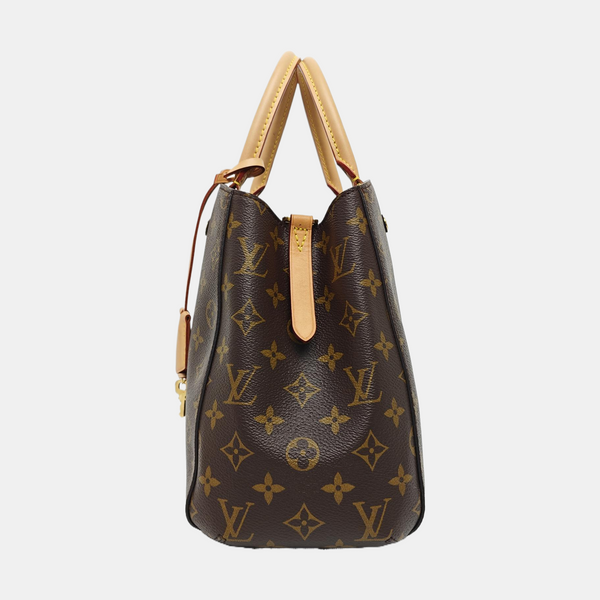 MONTAIGNE Monogram Coated Canvas Brown