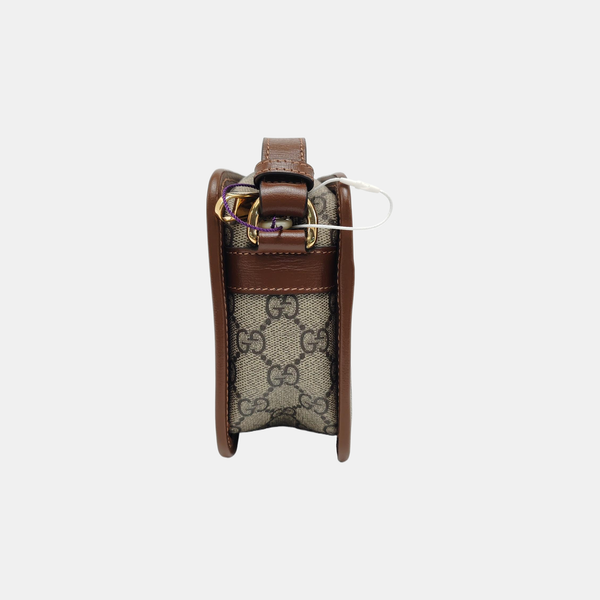Bree Monogram Coated Canvas Beige