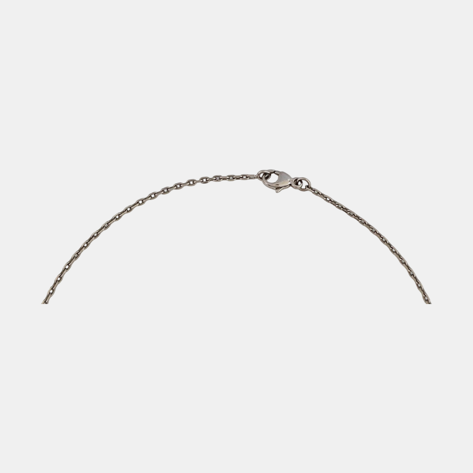 Pop H Metal Silver Necklace