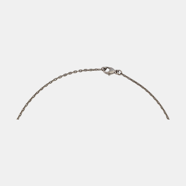 Pop H Metal Silver Necklace
