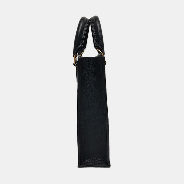 SAC PLAT Mini Monogram Calfskin Black