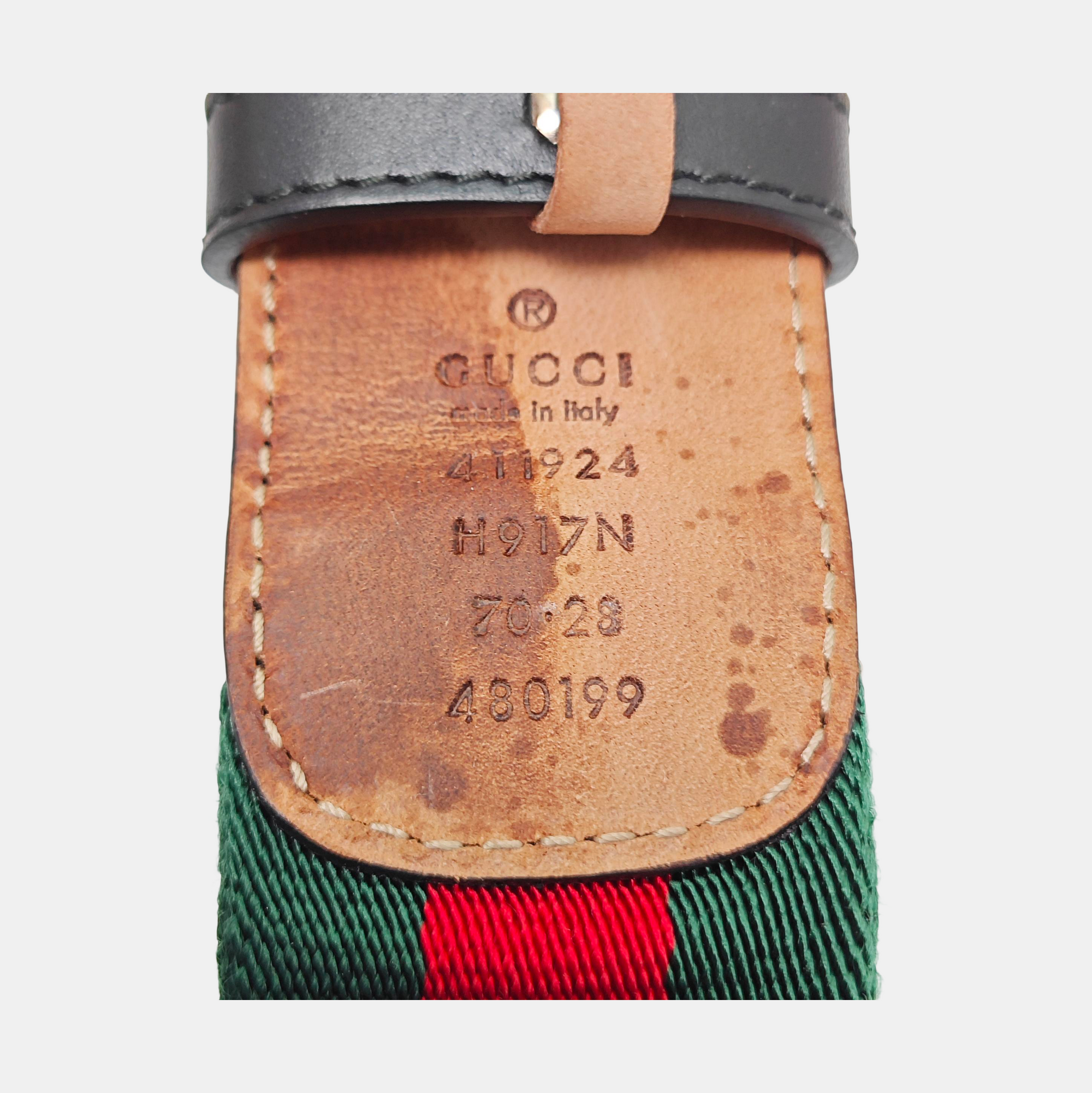 Fabric Belt Green
