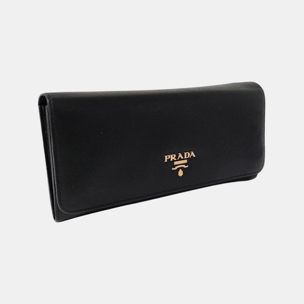 Saffiano Calfskin Wallet Black