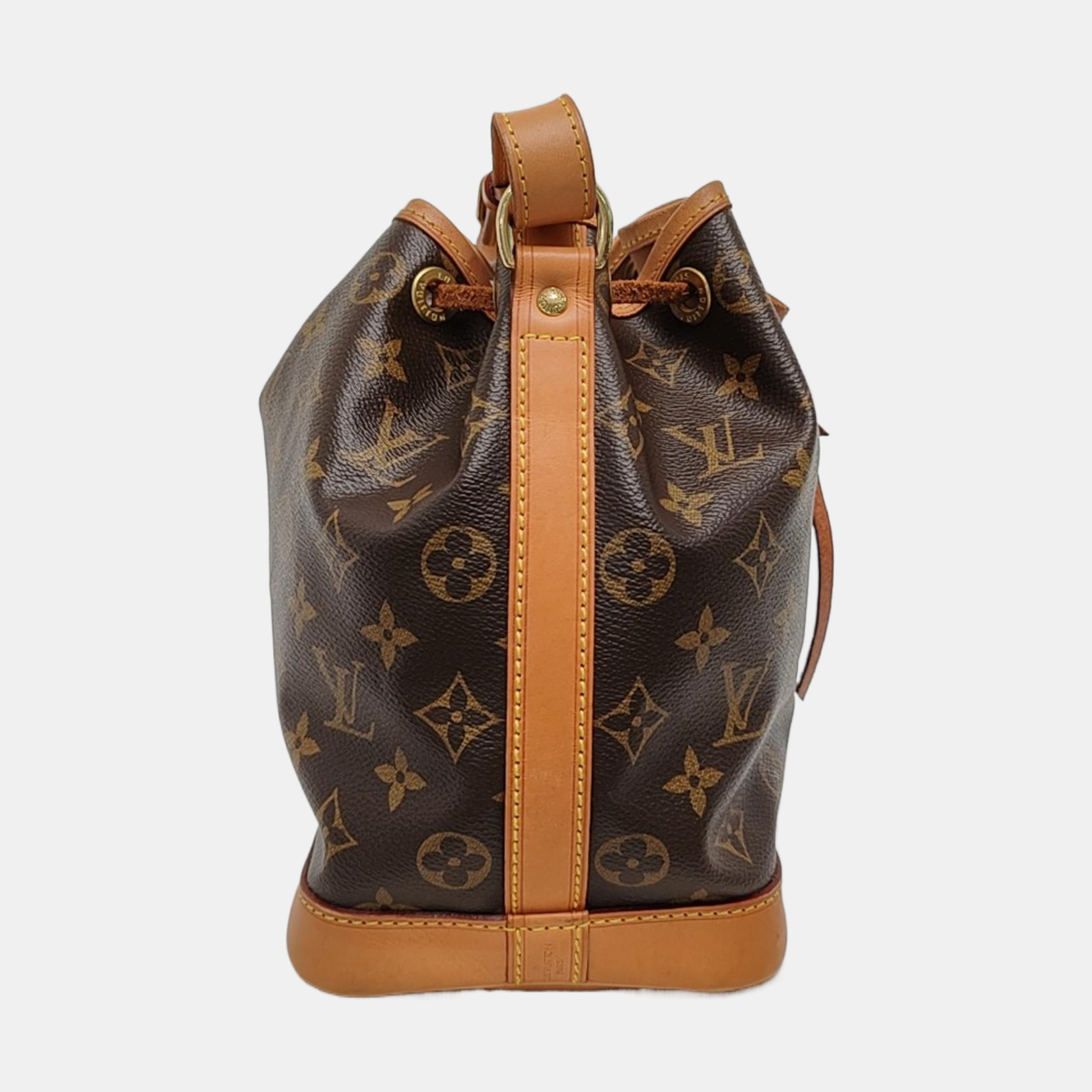 NOÉ BB Monogram Coated Canvas Brown
