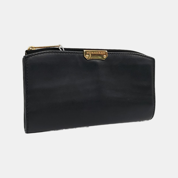 Langley Calfskin Black Wallet
