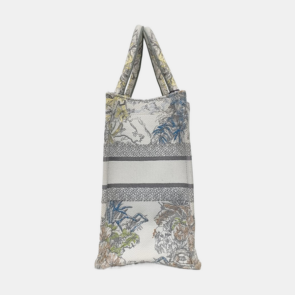 Book Tote Medium Fabric Gray
