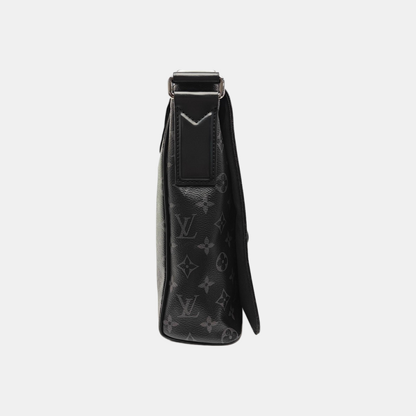 DISTRICT MM Monogram Coated Canvas Black