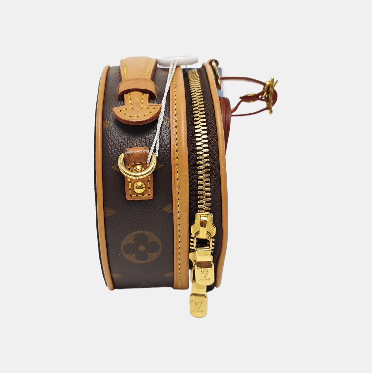 BOITE CHAPEAU Mini Monogram Coated Canvas Brown