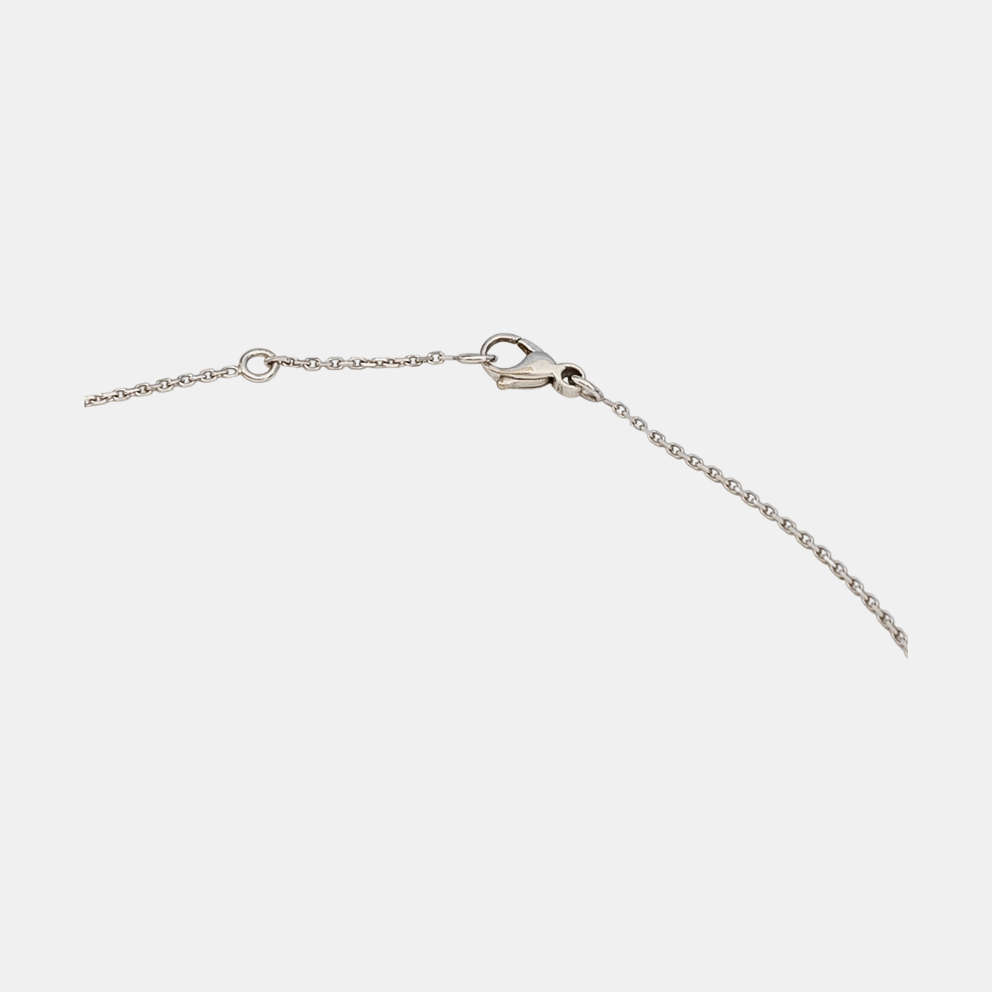 Jeux De Liens 18k White Gold Silver Necklace