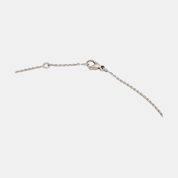 Jeux De Liens 18k White Gold Silver Necklace