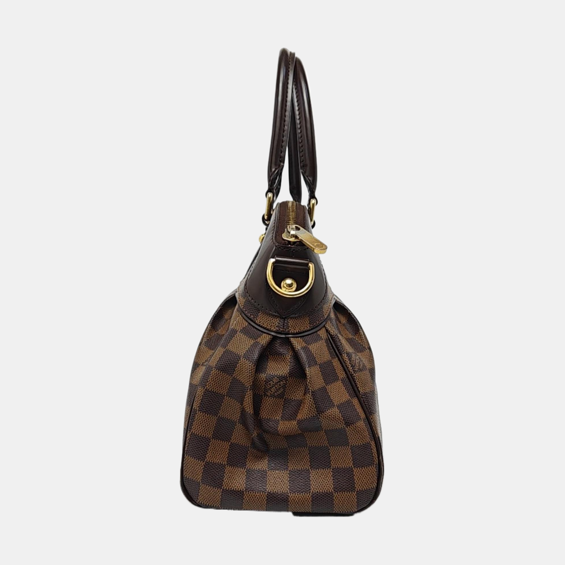 TREVI PM Damier Ebene Coated Canvas Brown