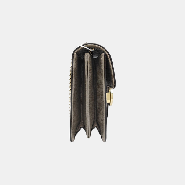 Interlocking G Small Calfskin Gray