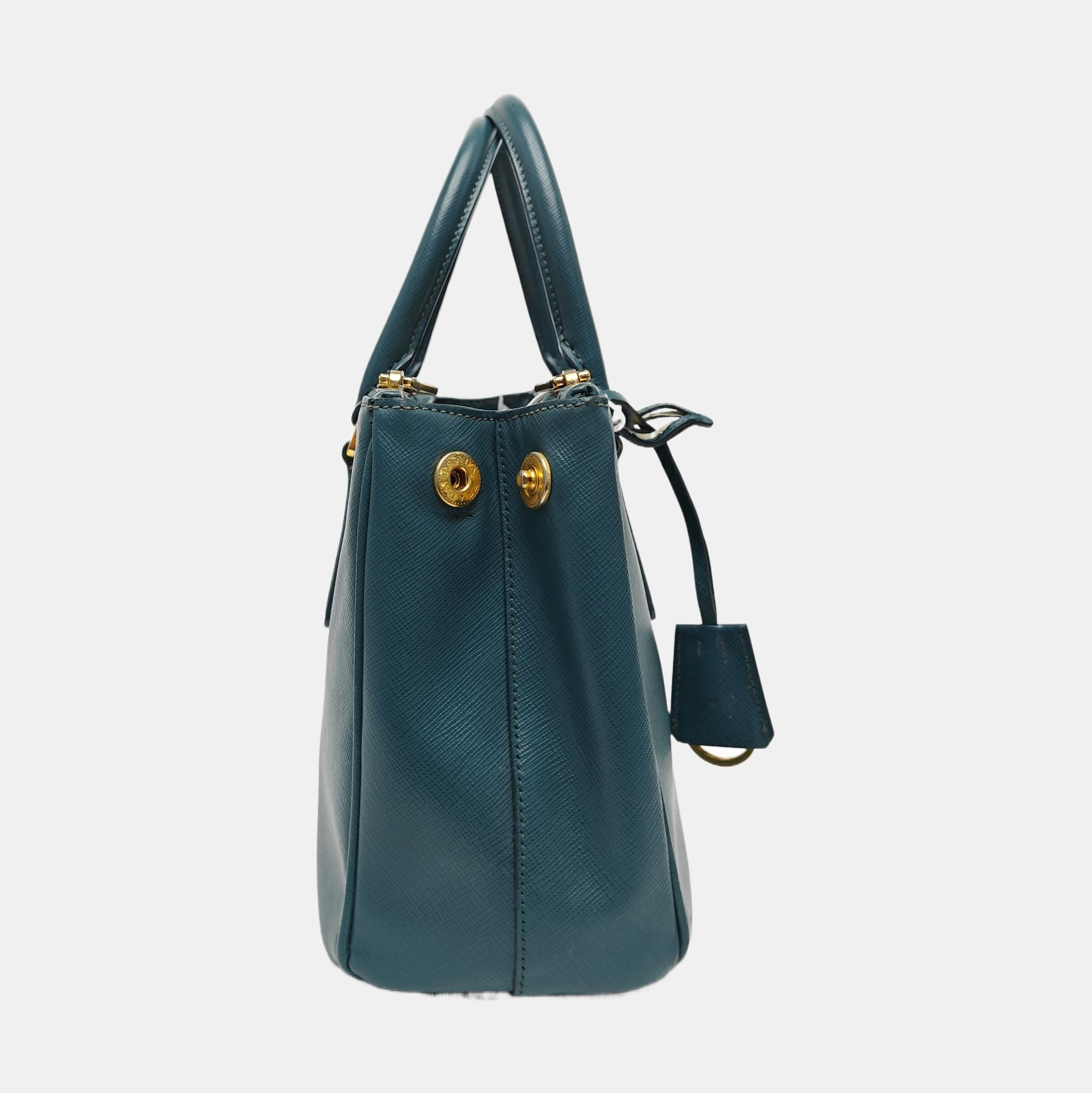Galleria Medium Saffiano Calfskin Green