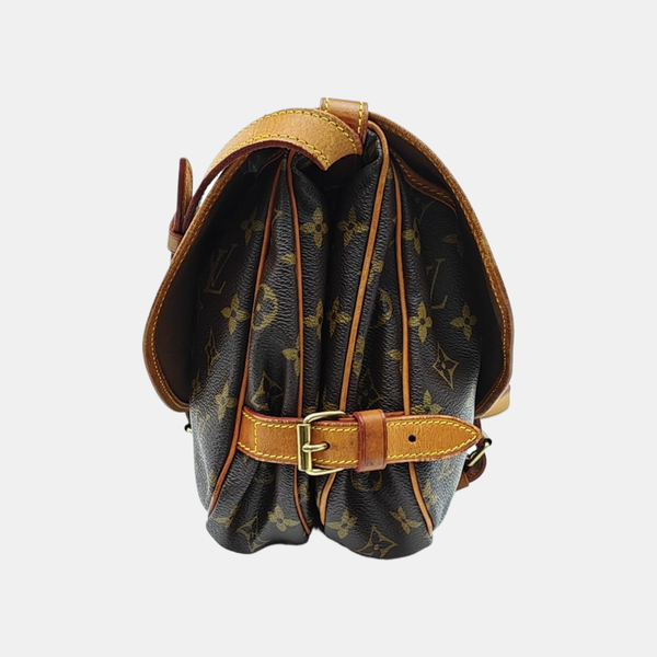 SAUMUR Monogram Coated Canvas Brown