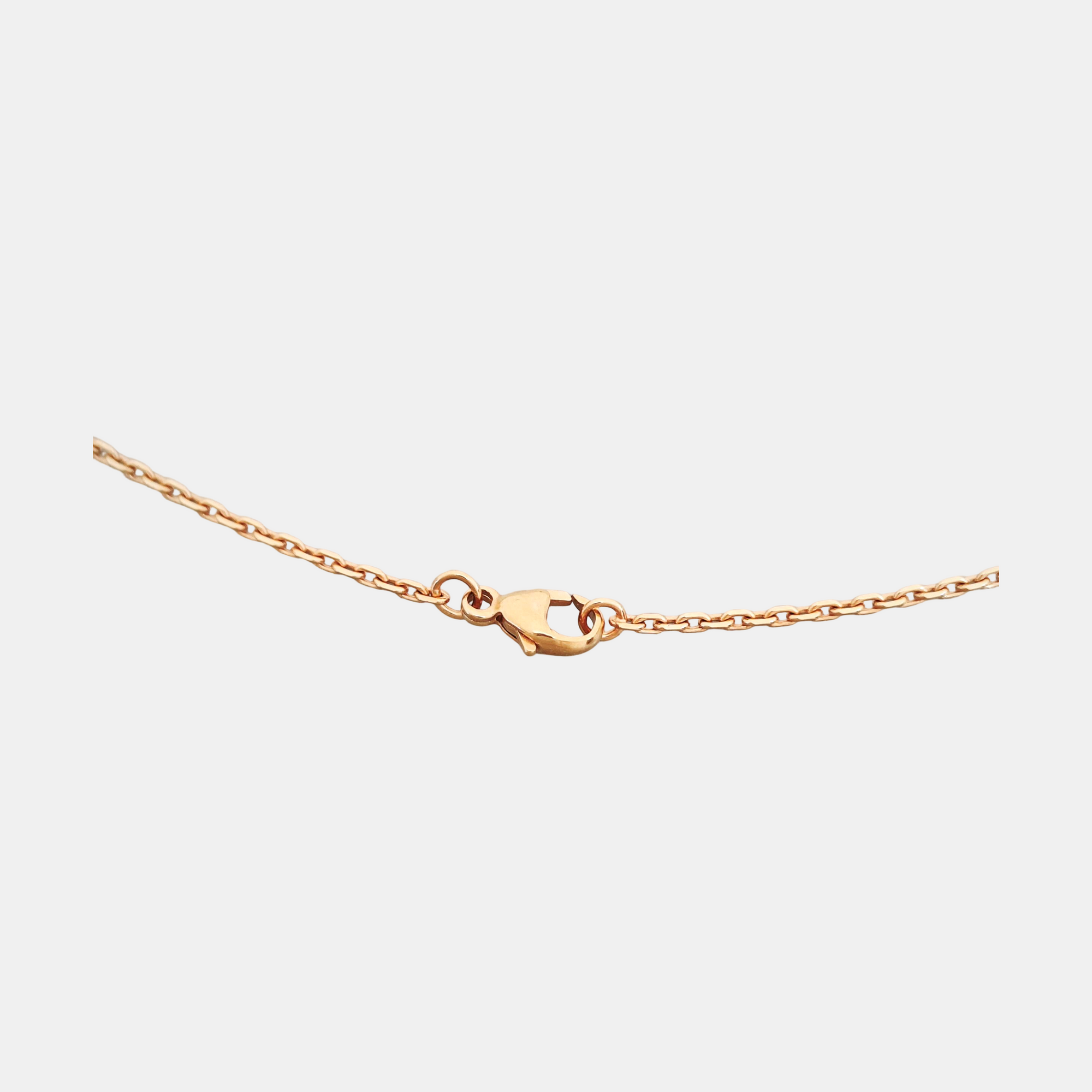 Pop H Metal Rose Gold Necklace
