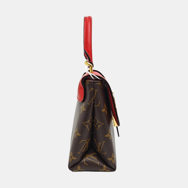 LOCKY BB Monogram Coated Canvas Red