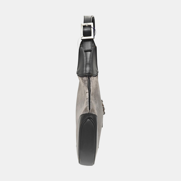 Bardot Monogram Velvet Gray