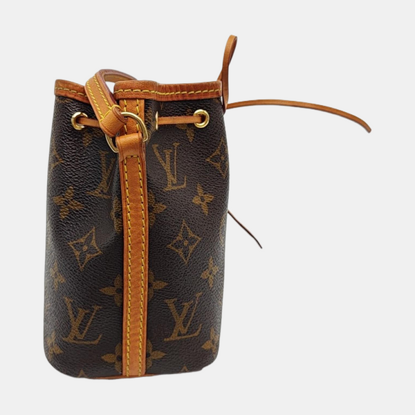 NÉONOÉ Nano Monogram Coated Canvas Brown