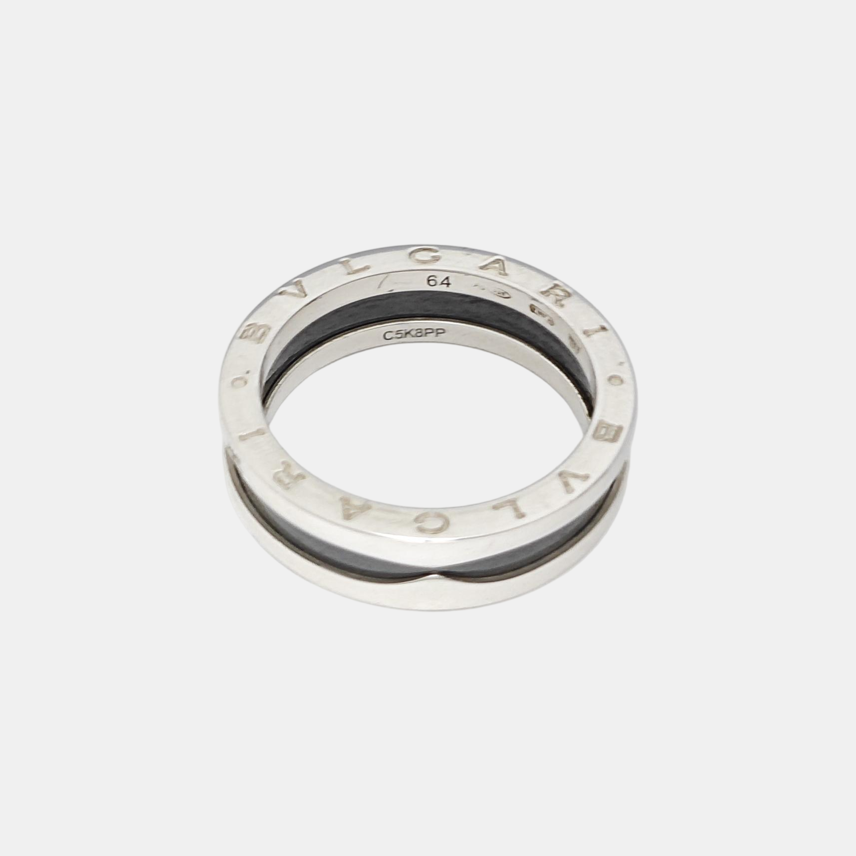 B.ZERO1 925 Sterling Silver Ring EU 64