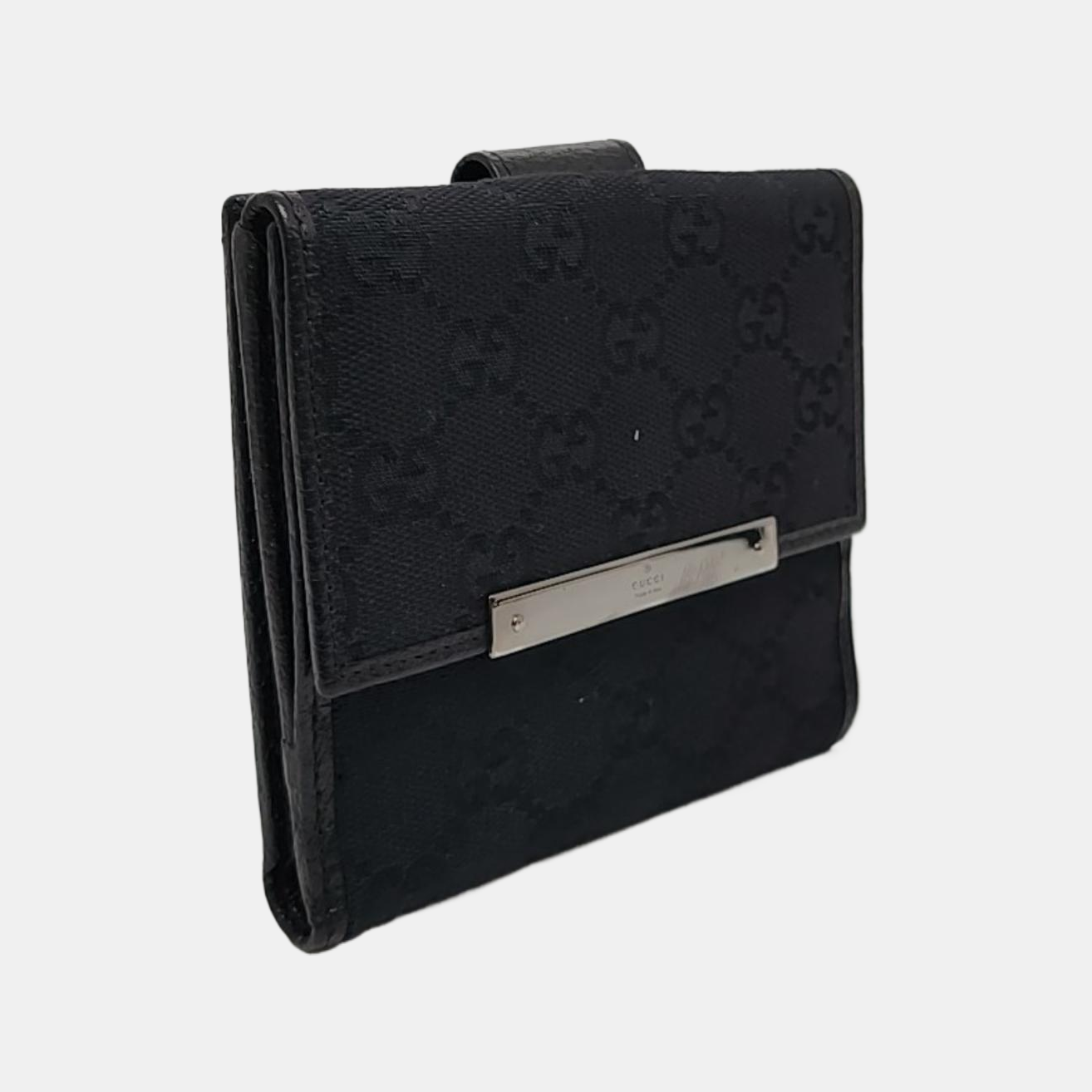 Monogram Canvas Wallet Blue