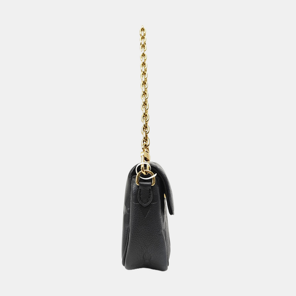 IVY Monogram Calfskin Black