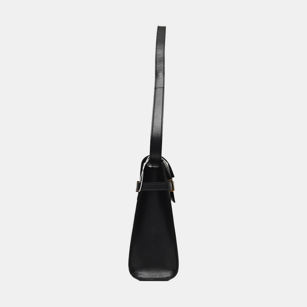 MANHATTAN Medium Calfskin Black