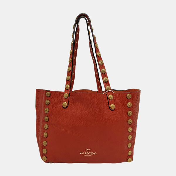Calfskin Tote Bag Red