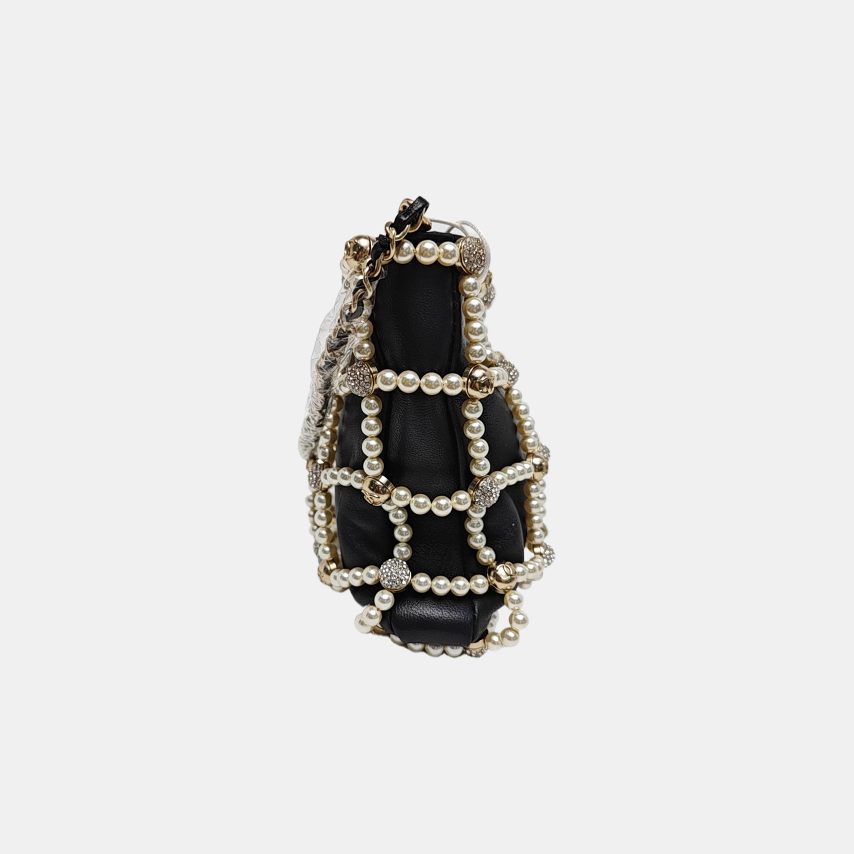 Lambskin Shoulder Bag Black