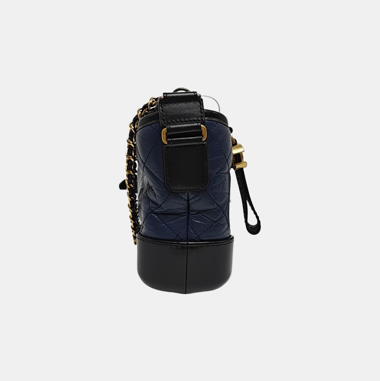 GABRIELLE Small Quilted Calfskin Blue
