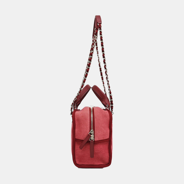 DEAUVILLE Small Fabric Red