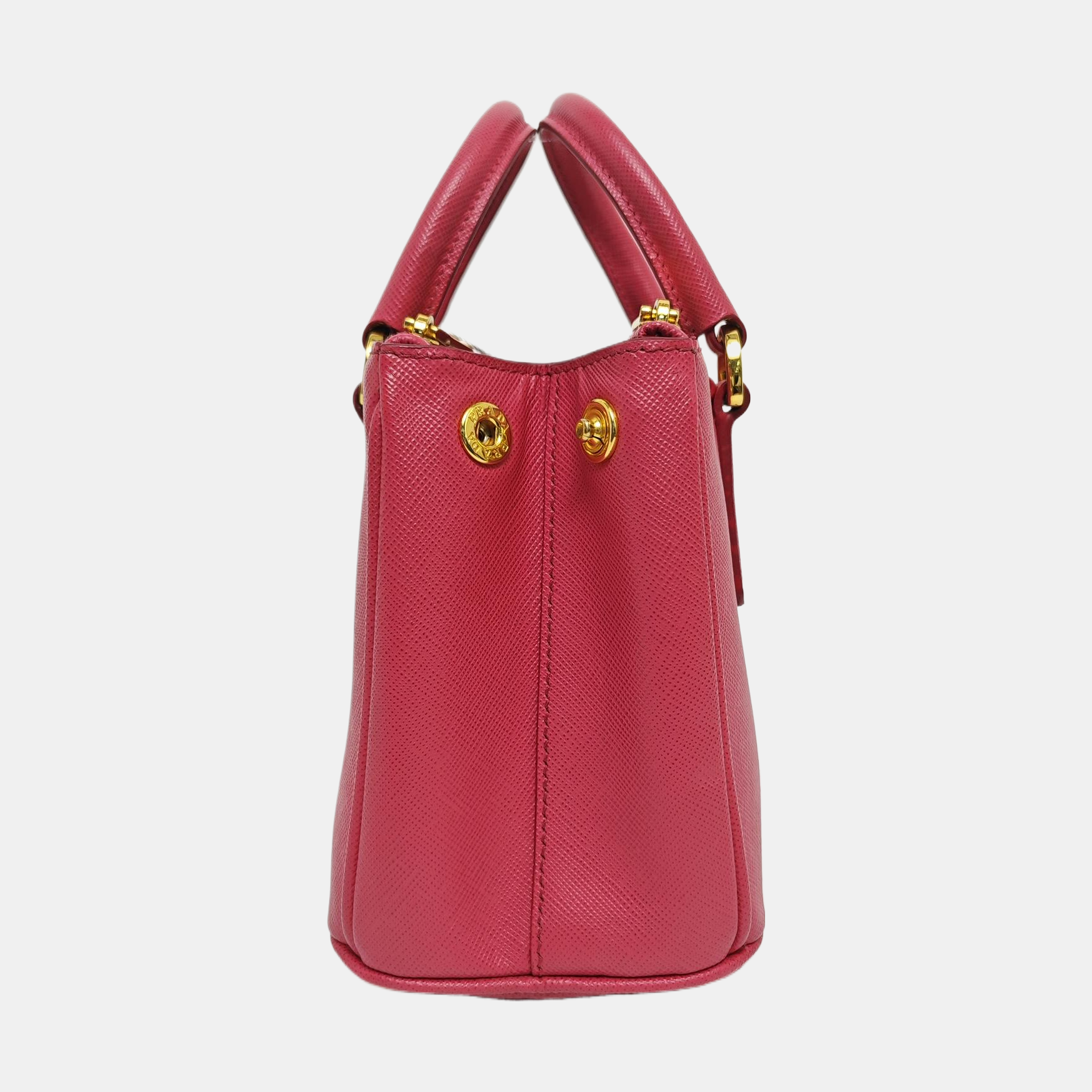 Galleria Super Mini Saffiano Calfskin Red