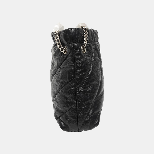 Crush Quilted Calfskin Black