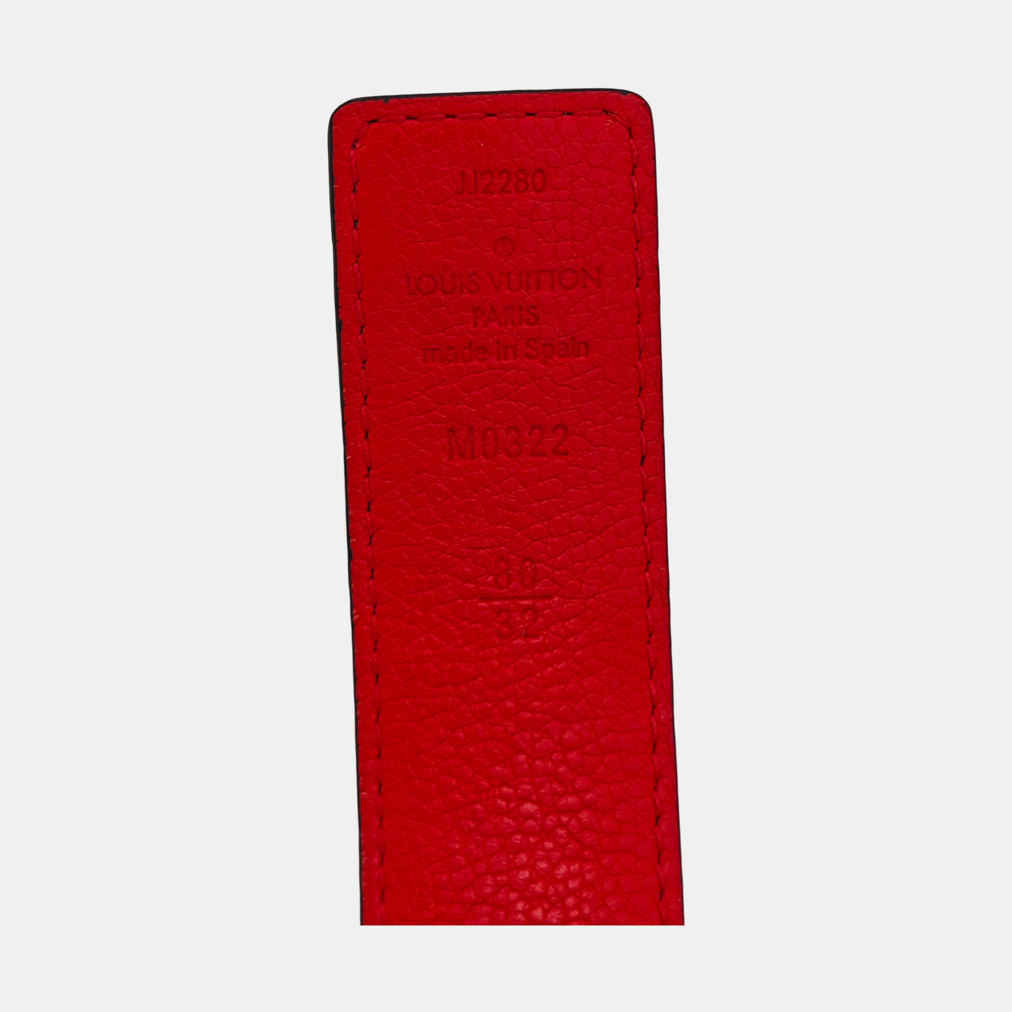 Coated Canvas Belt Brown