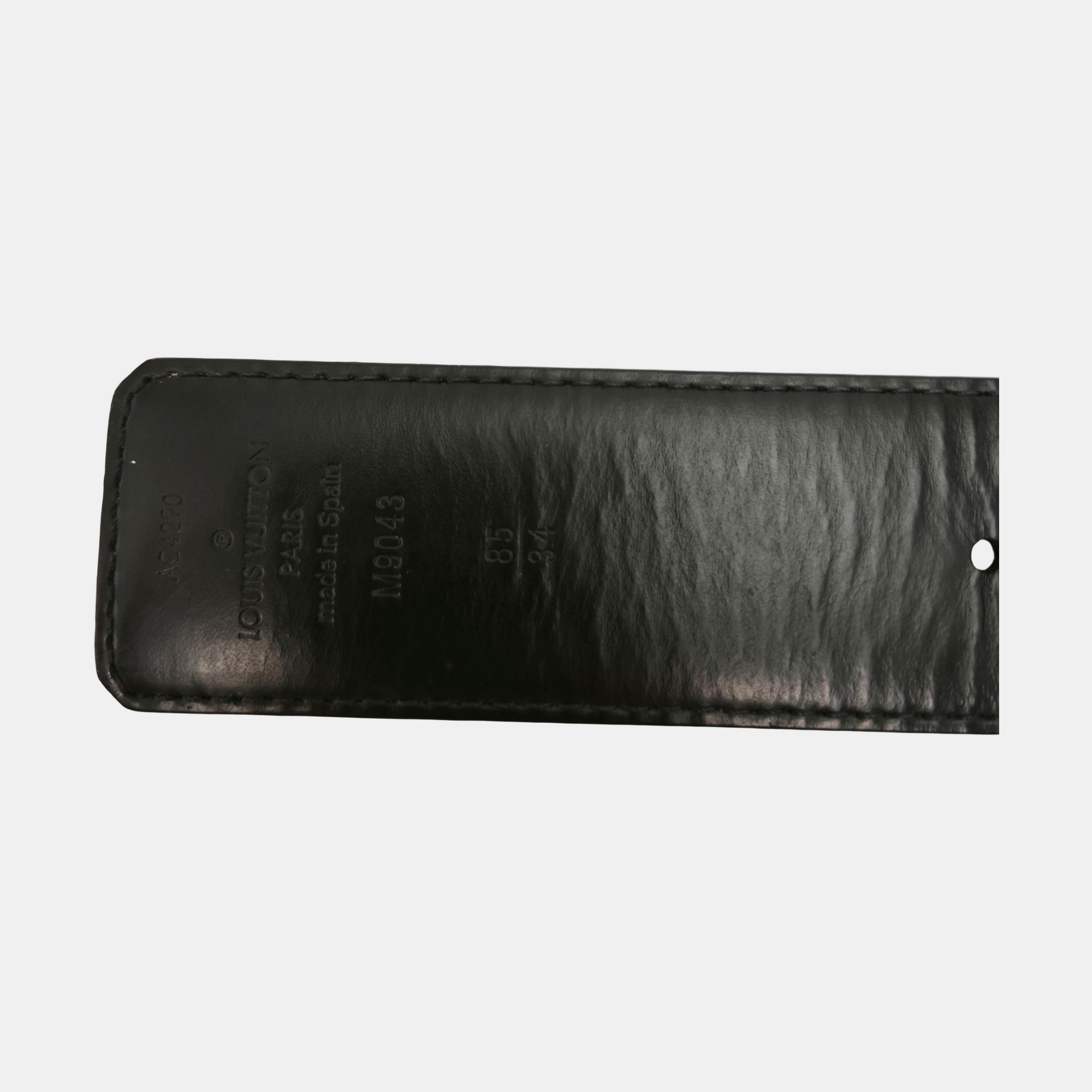 Coated Canvas Belt Black