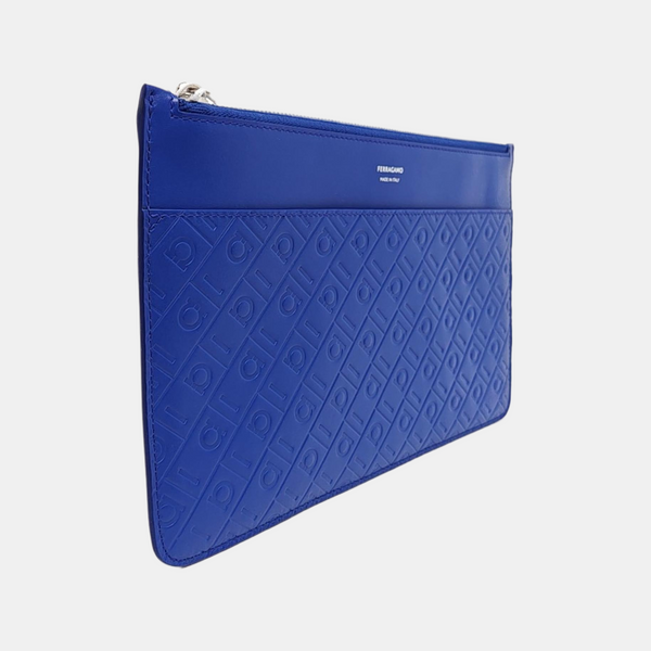 Gancini Calfskin Blue