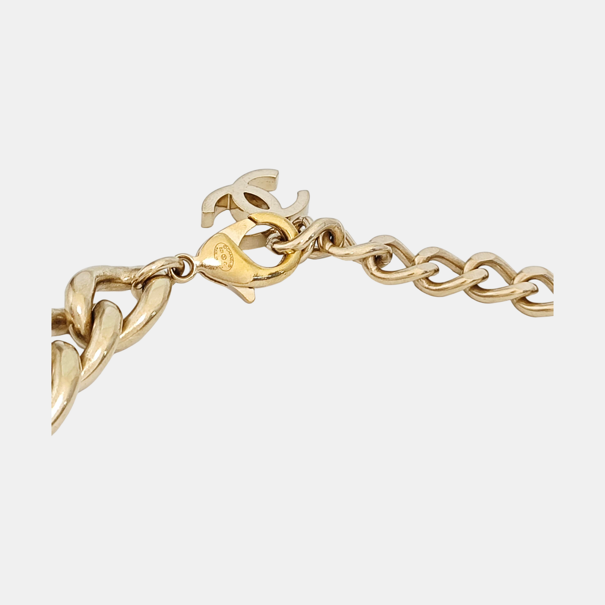 Brass Gold Necklace