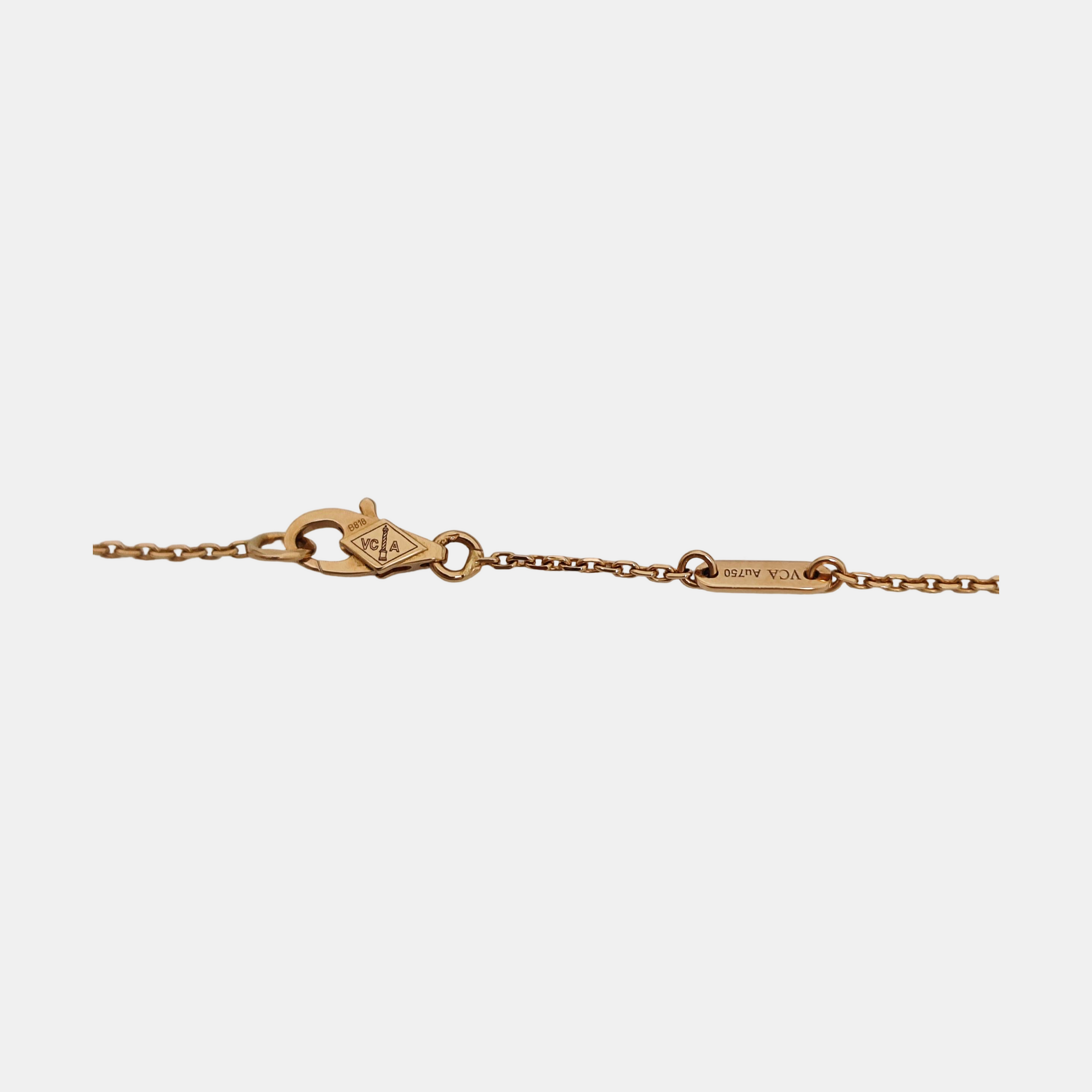 Sweet Alhambra 18k Rose Gold Necklace