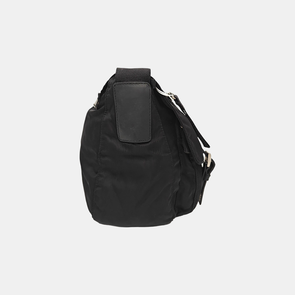 Vela Messenger Bag Nylon Black