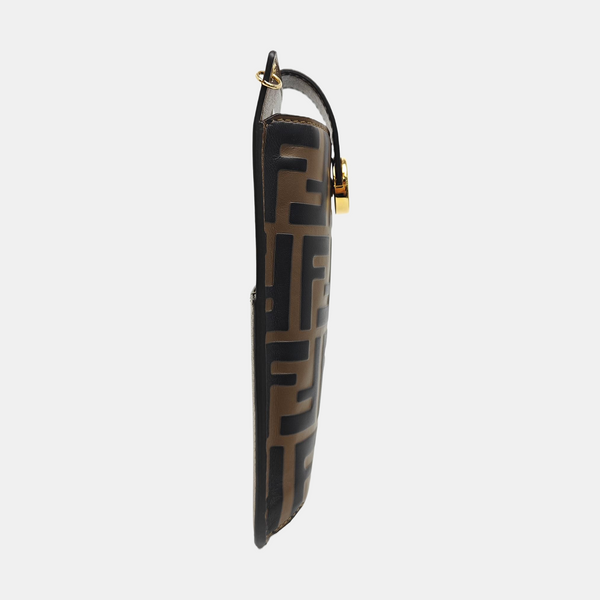 Calfskin Shoulder Bag Brown