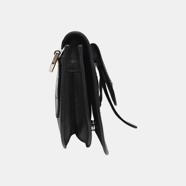 Saddle Medium Calfskin Black