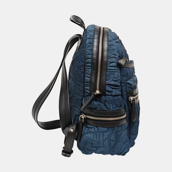 Fabric Backpack Blue