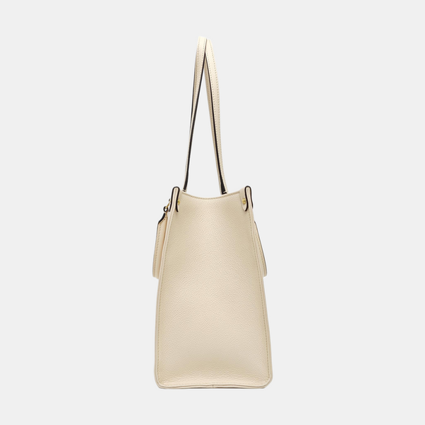 ONTHEGO MM Monogram Calfskin Beige