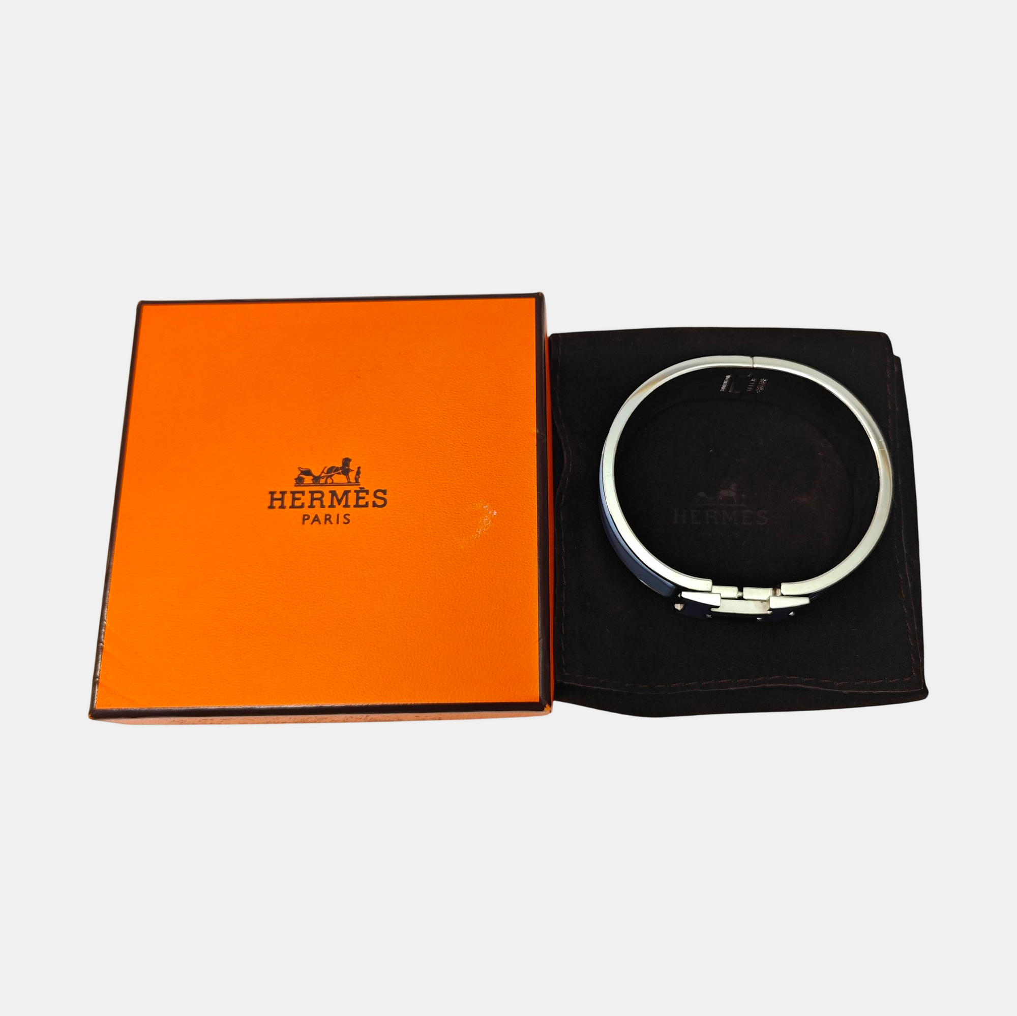 Clic H Metal Gold Bangle