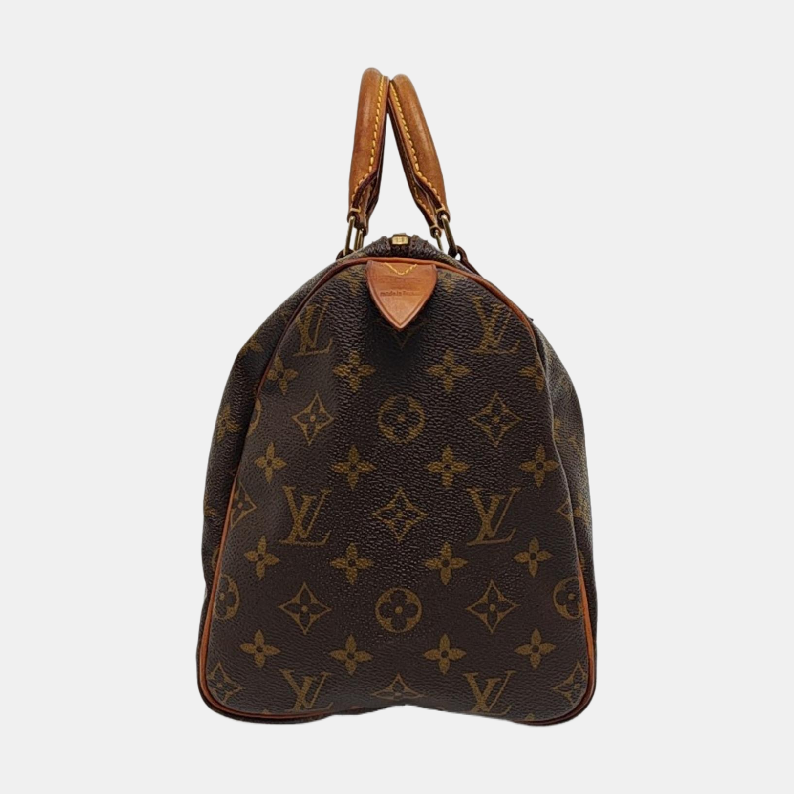 SPEEDY 30 Monogram Coated Canvas Brown