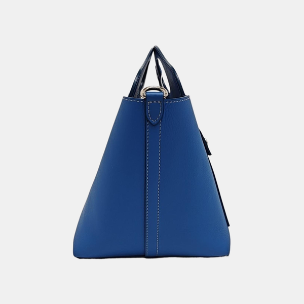 Calfskin Tote Bag Mini Blue