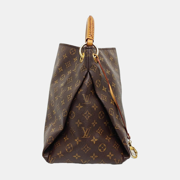 ARTSY MM Monogram Coated Canvas Brown