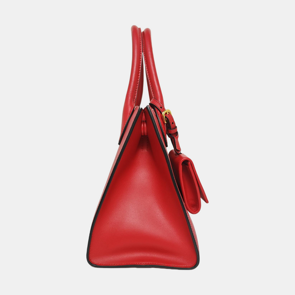 Monochrome Calfskin Red