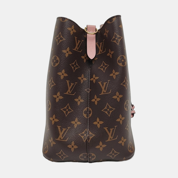 NÉONOÉ MM Monogram Coated Canvas Brown